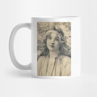 The Rose Maiden, Henry Ryland (1856-1924) Mug